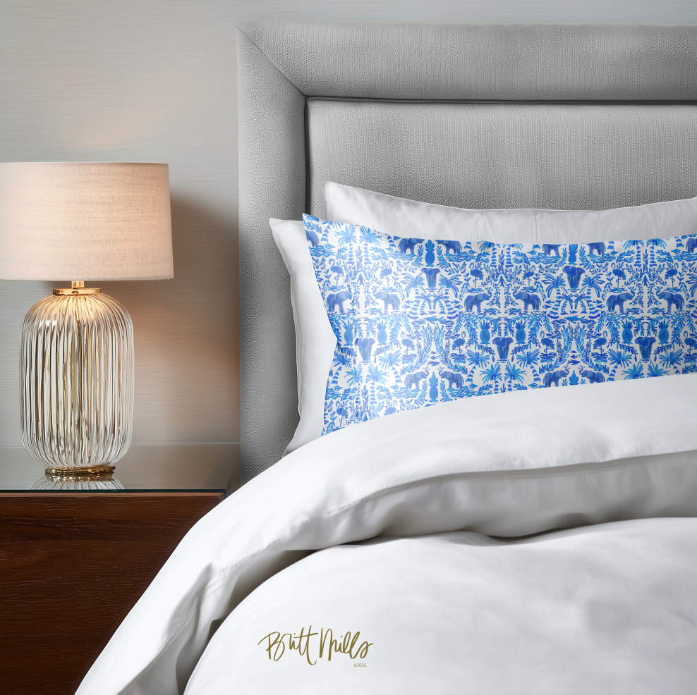 Elephant Fun Satin Pillowcase