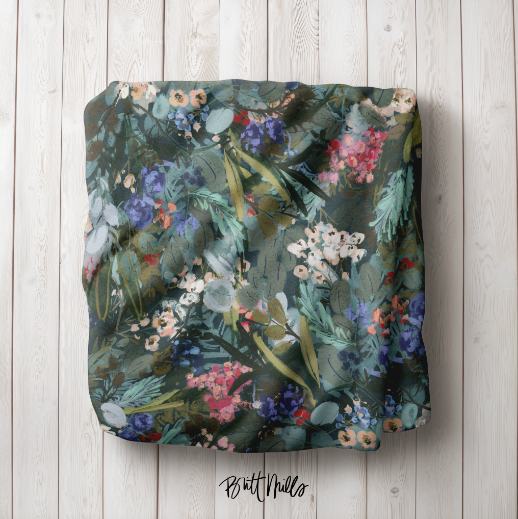 Winterberry Minky Blanket
