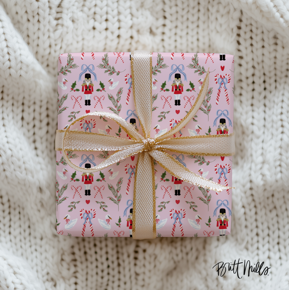 Nutcracker Wrapping Paper Roll