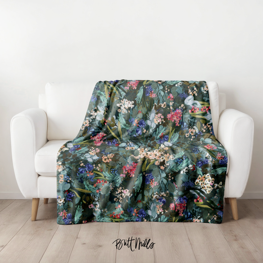 Winterberry Minky Blanket