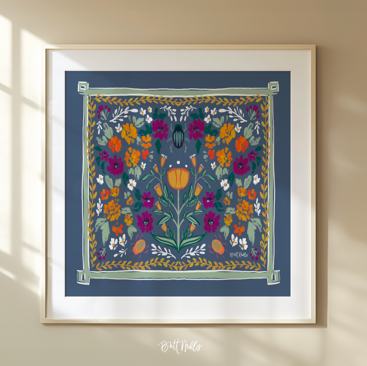 Enchanted Mahjong Mat Art