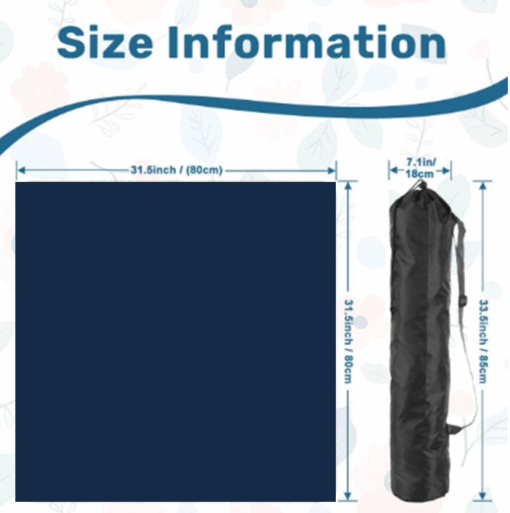 Green Bow & Bloom Mahjong Mat (Non-Neoprene)