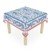 Colorful Chinoiserie II Square Tablecloth