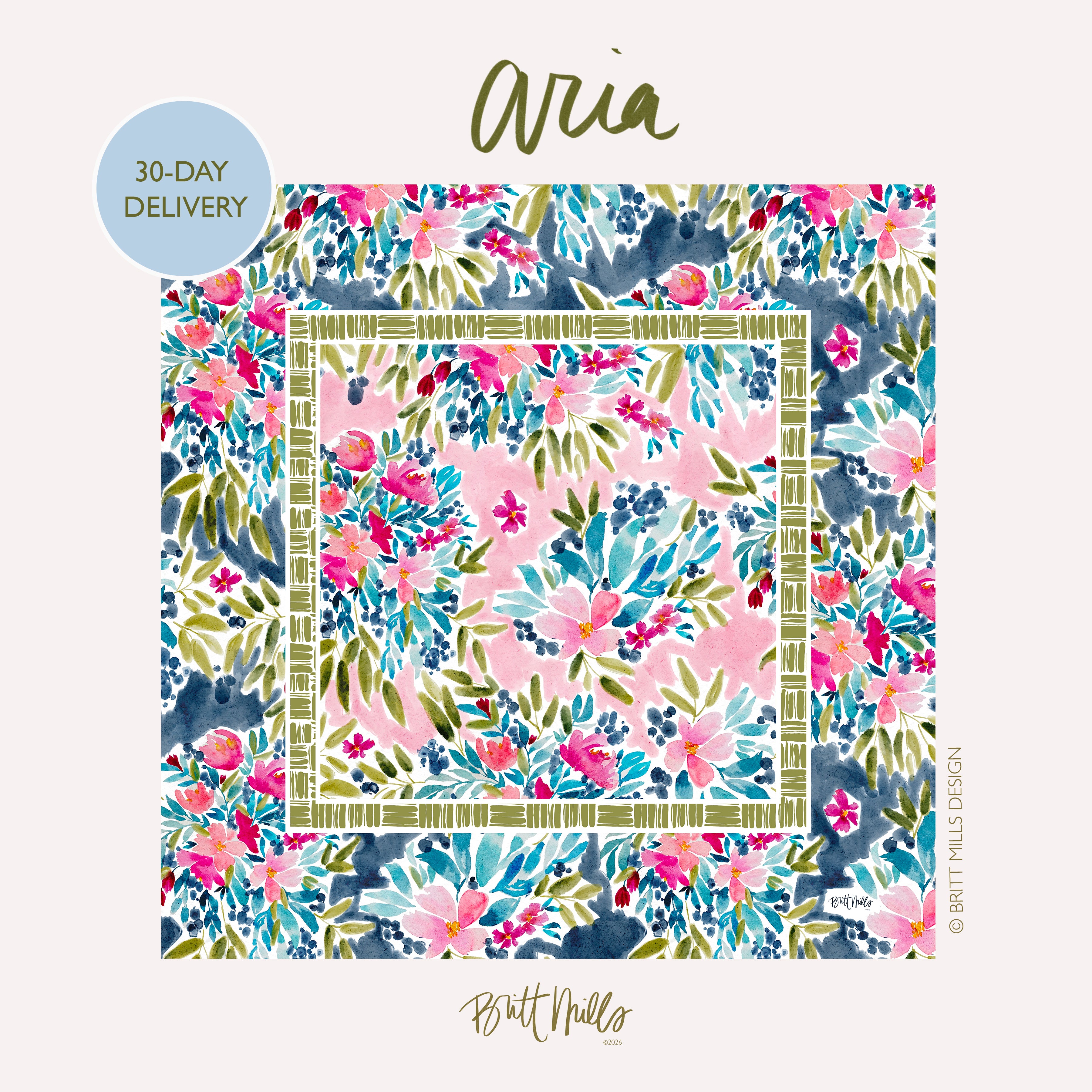 Aria Mahjong Mat (Non-Neoprene)