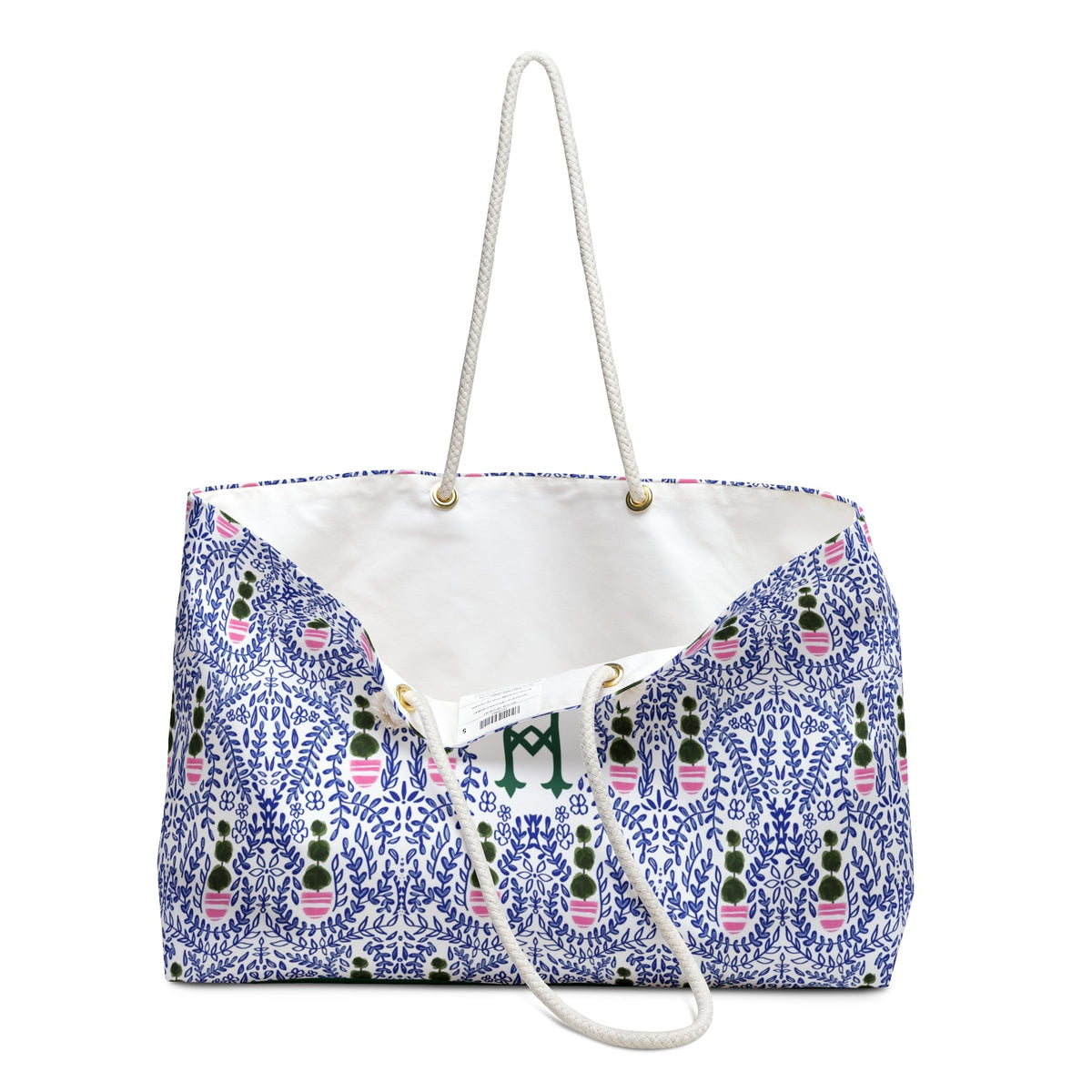 Augusta Monogrammed Carry-All Tote-Britt_Mills_Design-charming_patterns