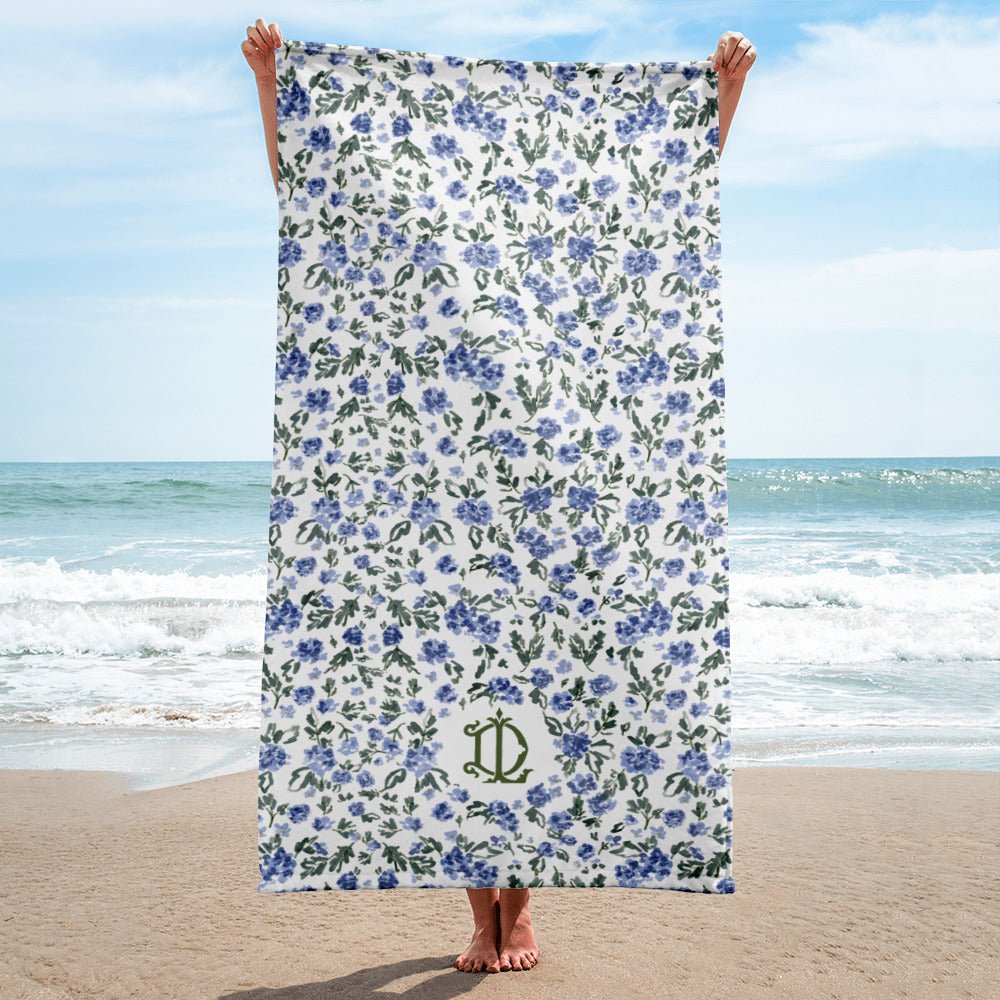 Beach TowelsEnglish Countryside Monogrammed Beach TowelBritt Mills Design