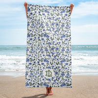 Beach TowelsEnglish Countryside Monogrammed Beach TowelBritt Mills Design