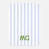 Burp ClothSeaside Stripes Monogrammed Baby Burp ClothBritt Mills Design