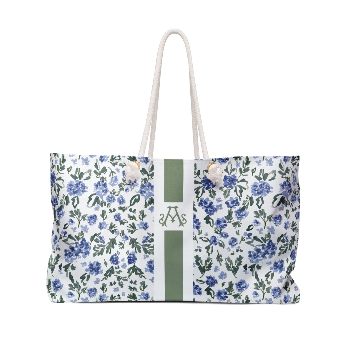 Carry - AllEnglish Countryside Striped Monogrammed Carry - All ToteBritt Mills Design