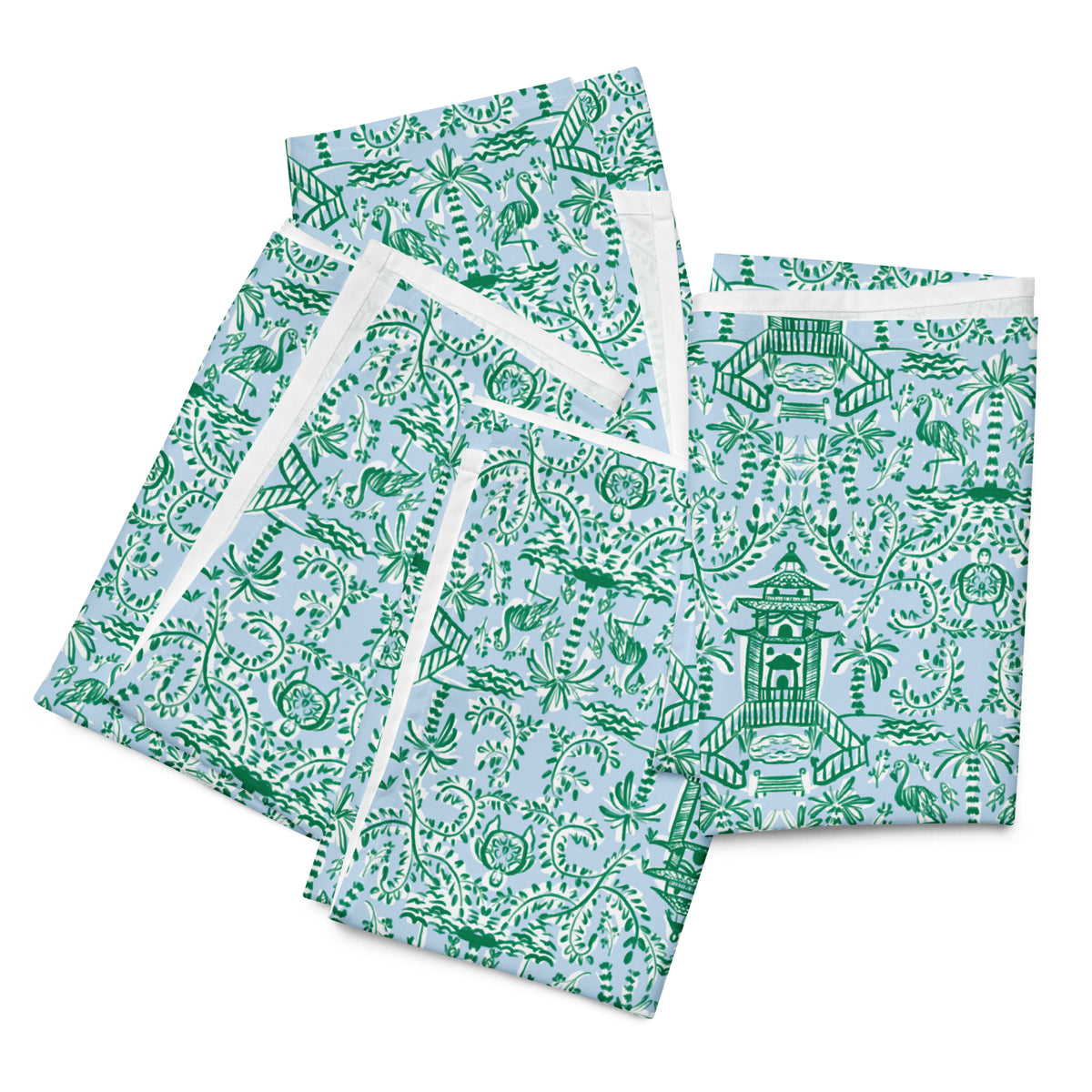 Chinoiserie Palms Cloth Napkin Set