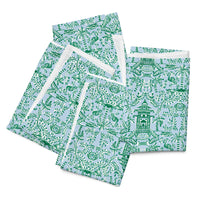 Chinoiserie Palms Cloth Napkin Set