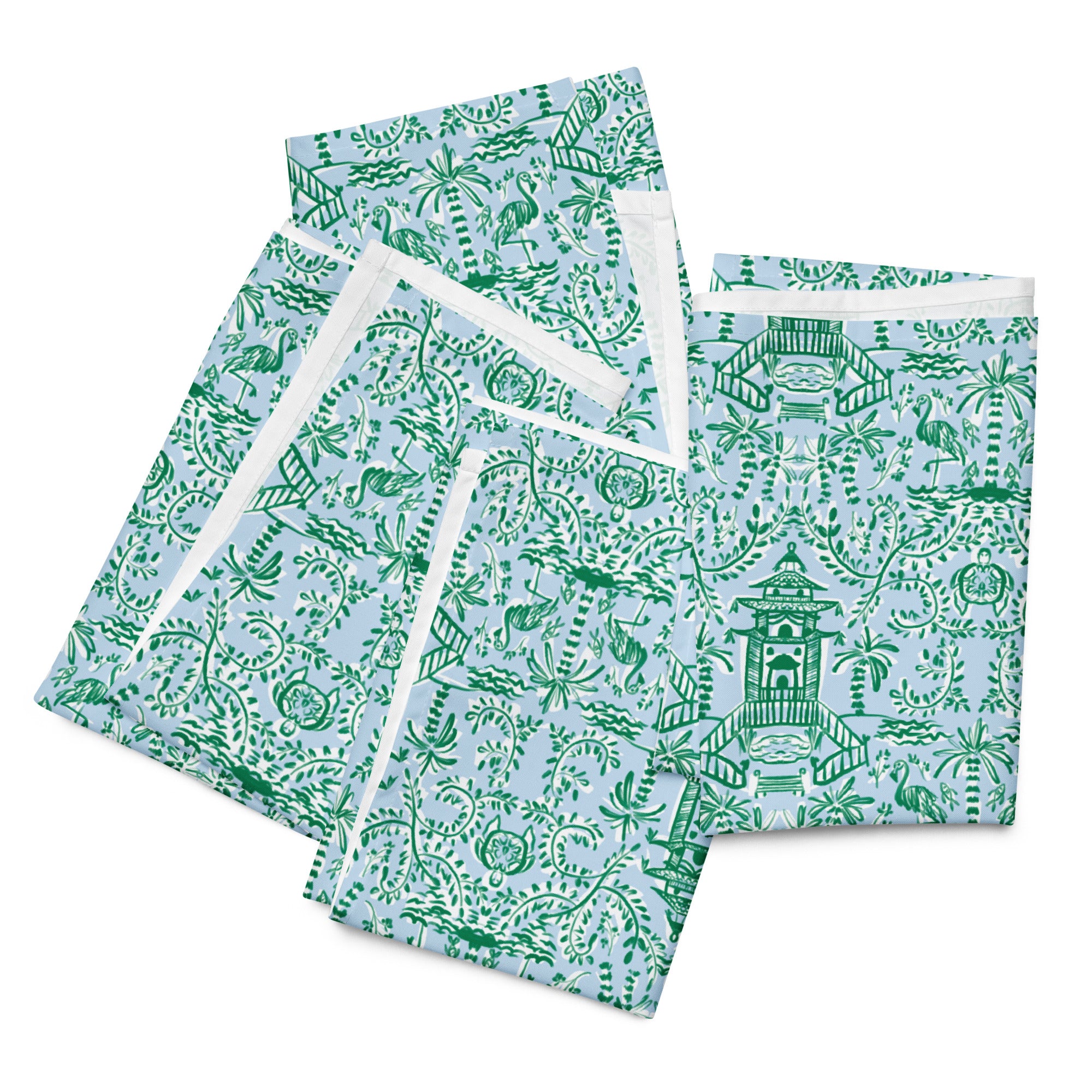 Chinoiserie Palms Cloth Napkin Set