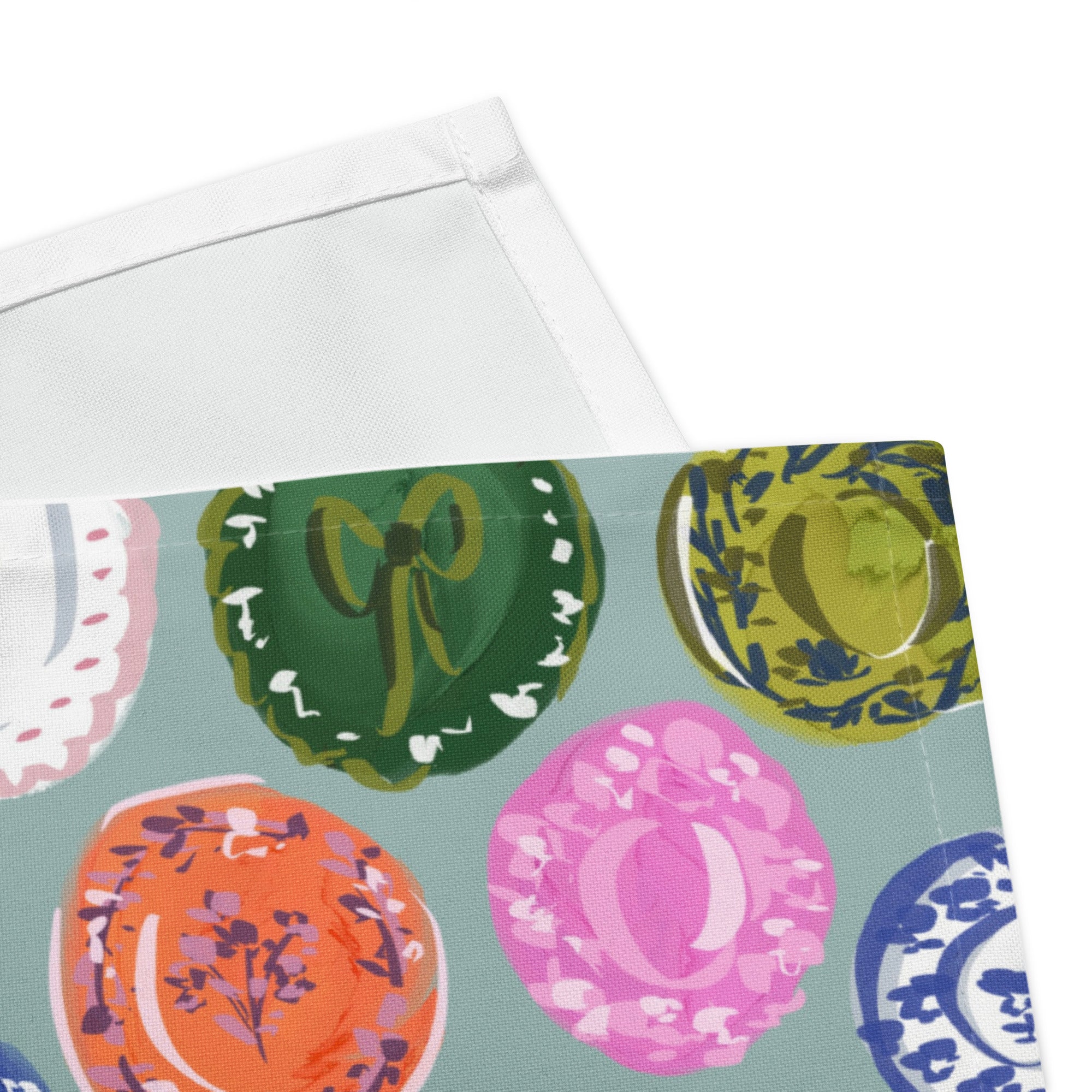 Mahjong Mat Art Cloth napkin set