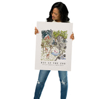 Day At The Zoo Art Print (Day Out Series)-Britt Mills Design