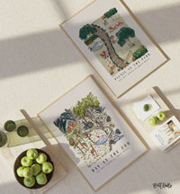 Art Print - Day At The Zoo Art Print (Day Out Series)
