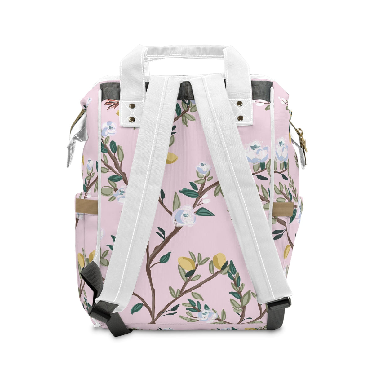 Diaper BagBlossom Garden Personalized Nylon Waterproof Diaper BagBritt Mills Design