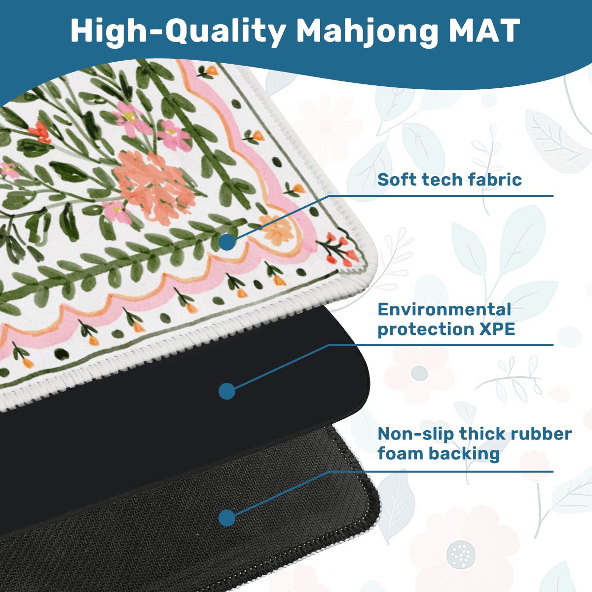 Walk in the Park Mahjong Mat (Non-Neoprene)