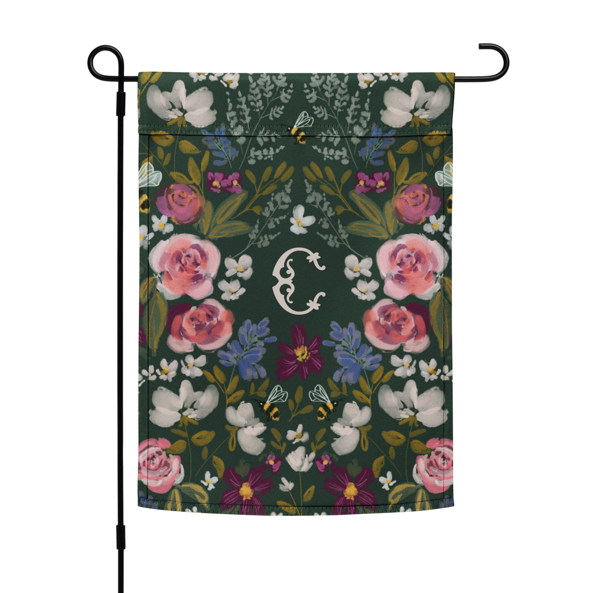 Garden FlagGardens Monogrammed Garden FlagBritt Mills Design