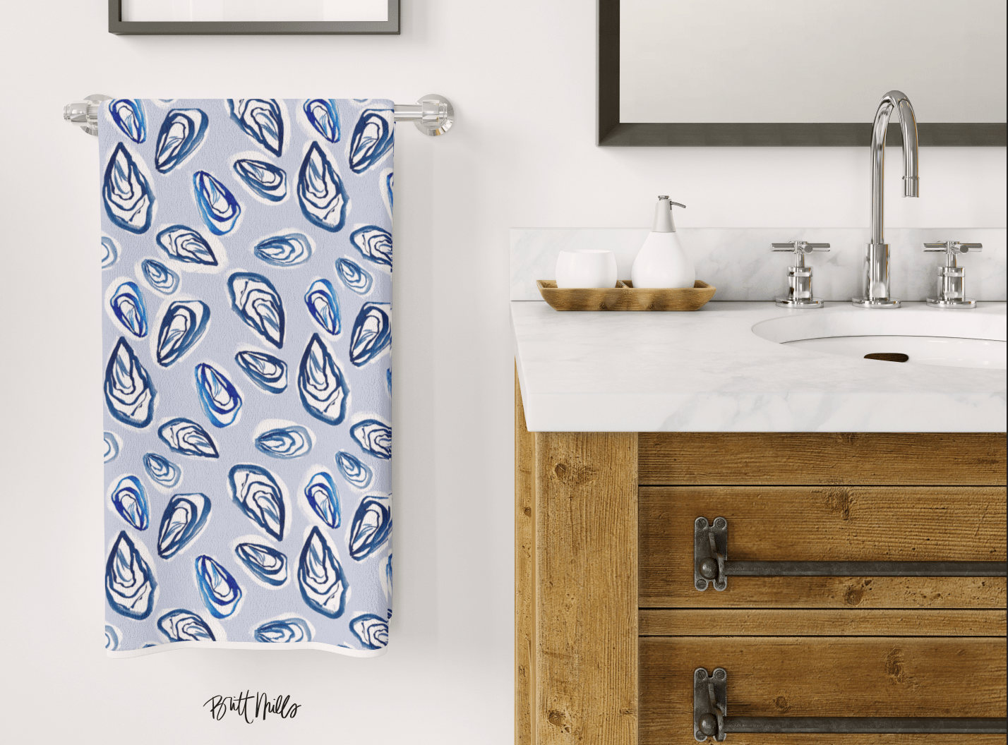 Hand TowelsNantucket Hand TowelBritt Mills Design