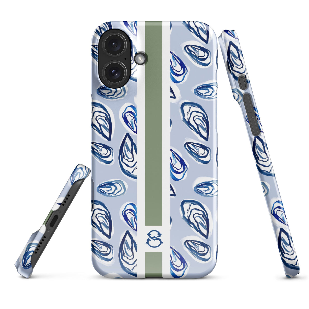 iPhone® CaseNantucket Striped Monogrammed Snap case for iPhone®Britt Mills Design