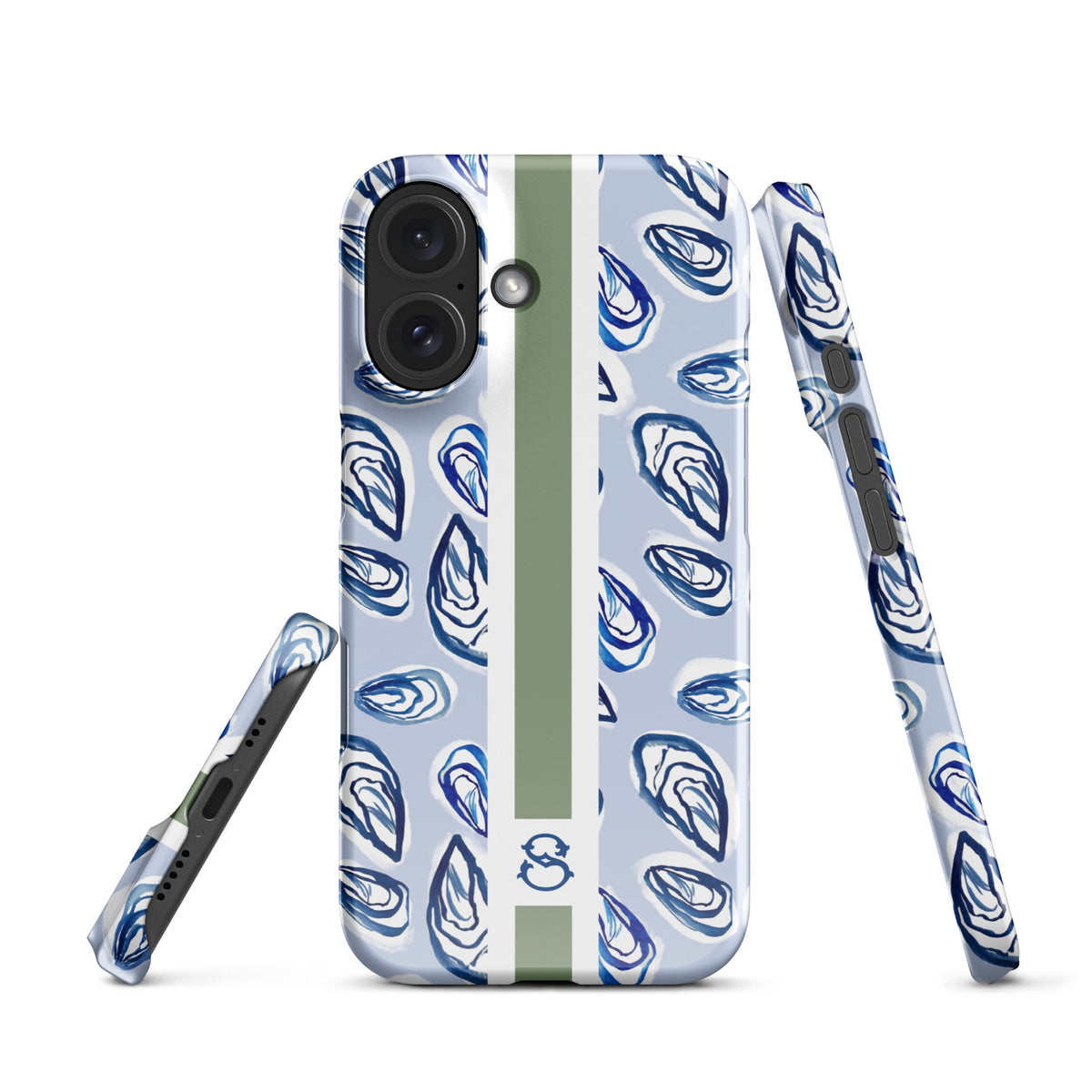 iPhone® CaseNantucket Striped Monogrammed Snap case for iPhone®Britt Mills Design