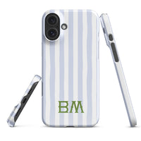 iPhone® CaseSeaside Stripes Monogrammed Snap case for iPhone®Britt Mills Design