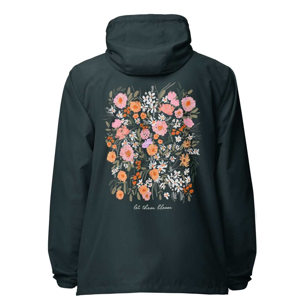 Let Them Bloom Teacher Windbreaker (Wildflowers)-Britt Mills Design