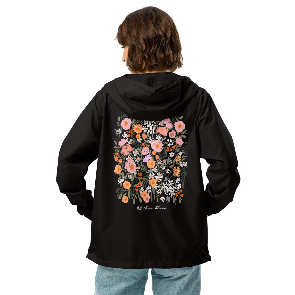 Let Them Bloom Teacher Windbreaker (Wildflowers)-Britt Mills Design