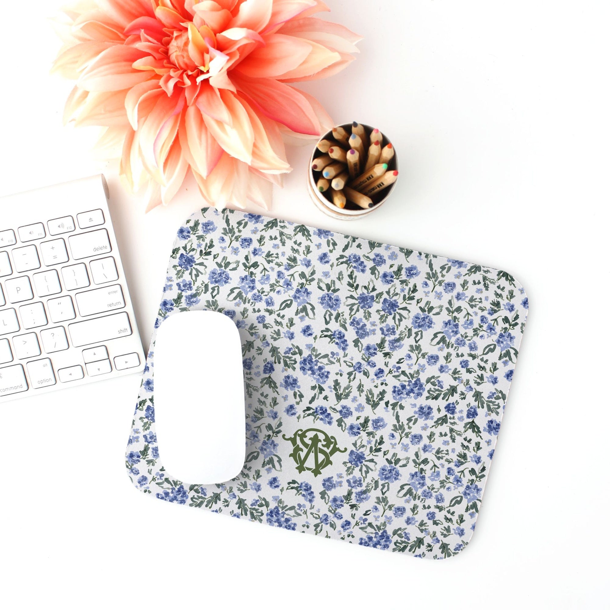 Mouse PadEnglish Countryside Monogrammed Mouse PadBritt Mills Design