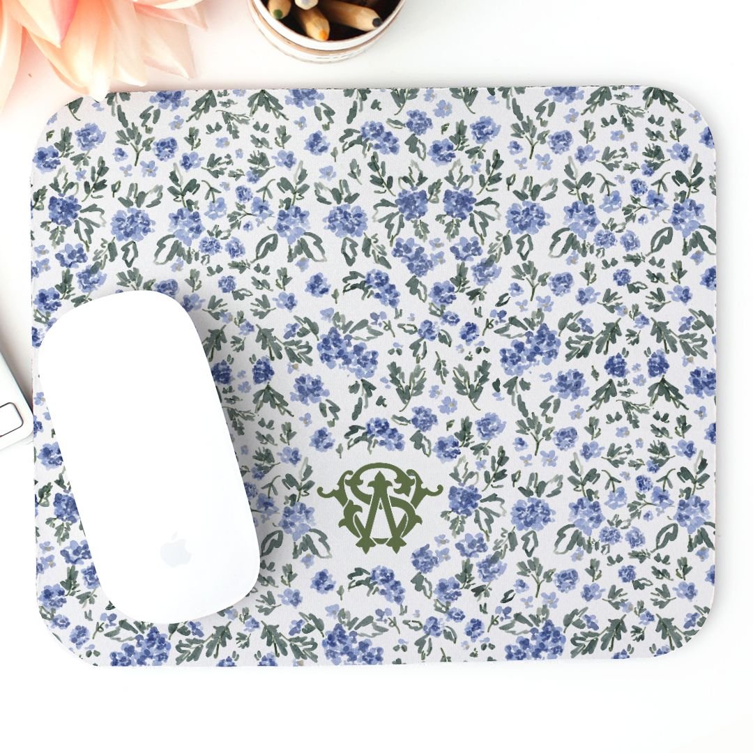 Mouse PadEnglish Countryside Monogrammed Mouse PadBritt Mills Design