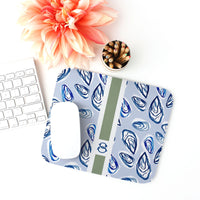Mouse PadNantucket Striped Monogrammed Mouse PadBritt Mills Design