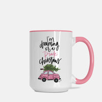 MugPink Christmas MugBritt Mills Design
