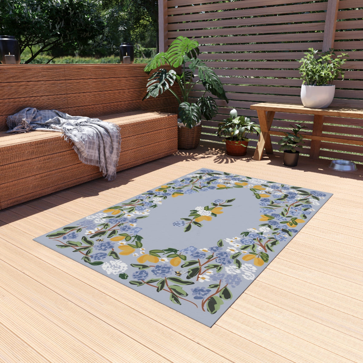No - Slip RugLemon Grove No - Slip RugBritt Mills Design