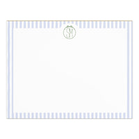 Seaside Stripes Monogrammed Notepad