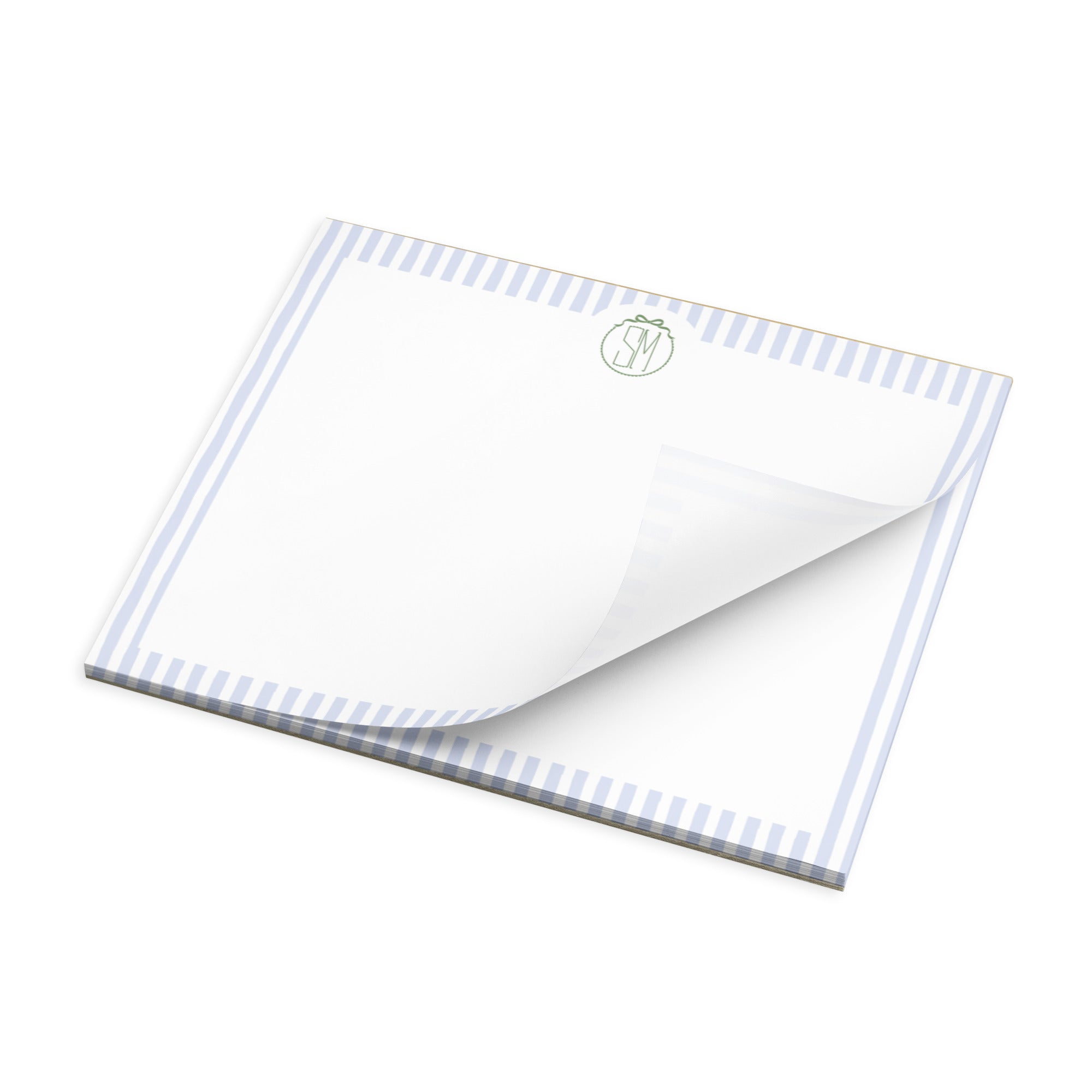 Seaside Stripes Monogrammed Notepad
