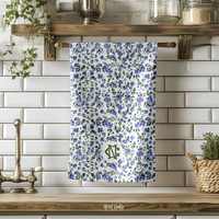 English Countryside Monogrammed Hostess Towel (Single)