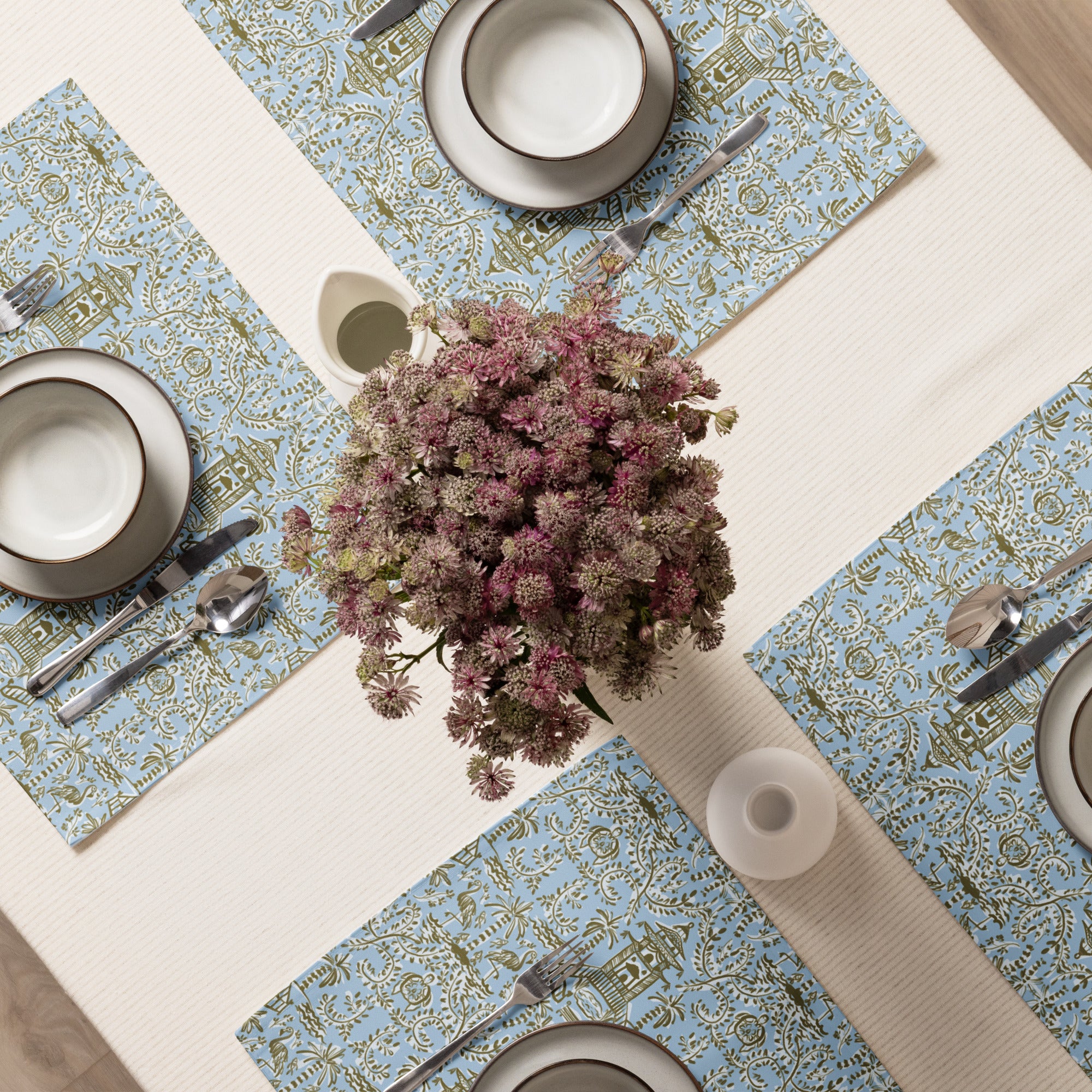 Soirée Blue Placemats (Set of 4)