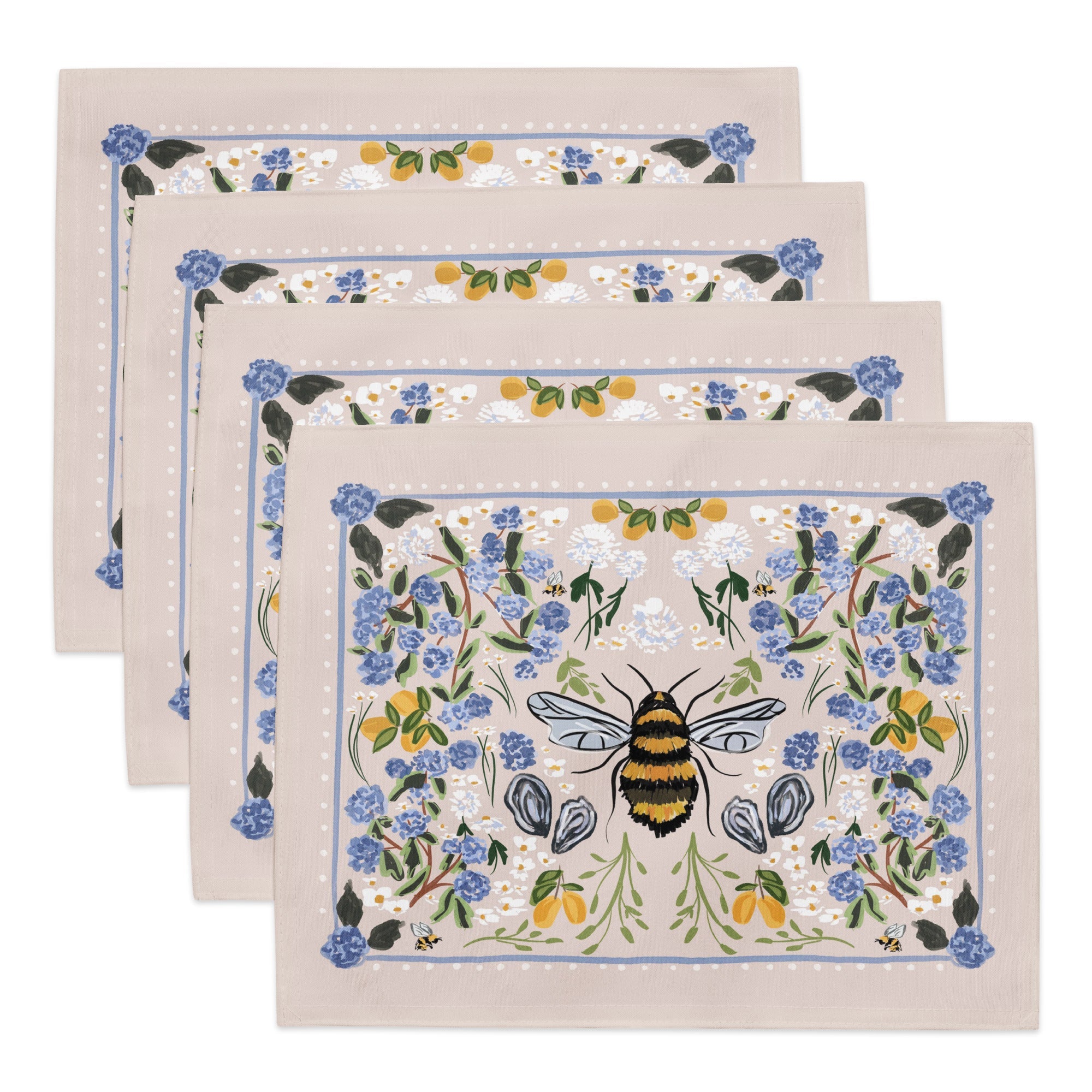 PlacematsLazy Lemons Placemats (Set of Four)Britt Mills Design