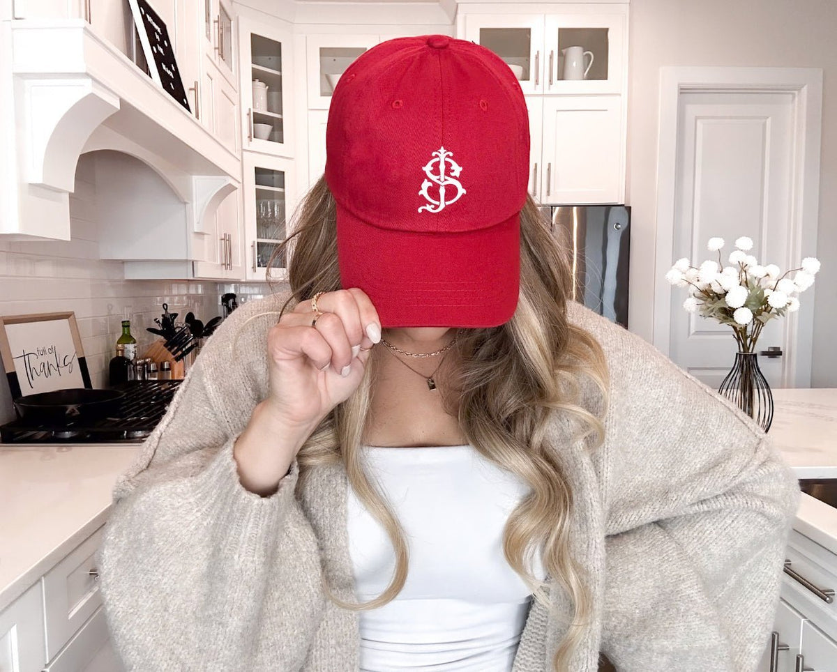 Baseball Cap - Preppy Monogrammed Baseball Cap