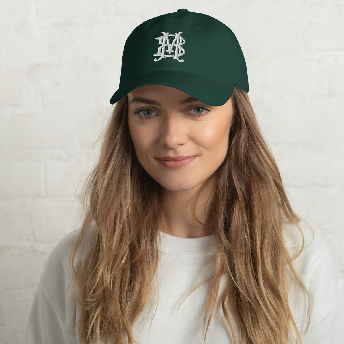 Preppy Monogrammed Baseball Cap-Britt Mills Design