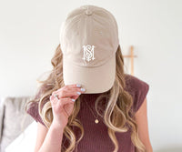 Baseball Cap - Preppy Monogrammed Baseball Cap
