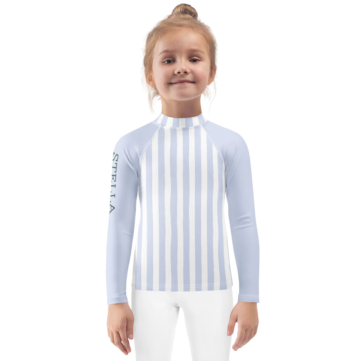 Rash GuardSeaside Stripes Personalized Kids Rash GuardBritt Mills Design