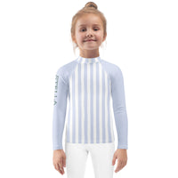Rash GuardSeaside Stripes Personalized Kids Rash GuardBritt Mills Design
