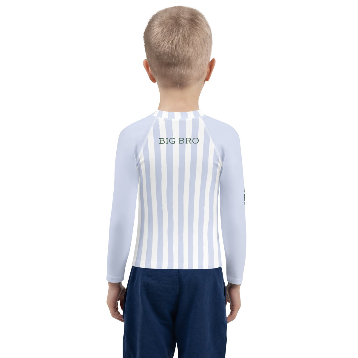 Rash GuardSeaside Stripes Personalized Kids Rash GuardBritt Mills Design