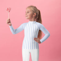 Rash GuardSeaside Stripes Personalized Kids Rash GuardBritt Mills Design