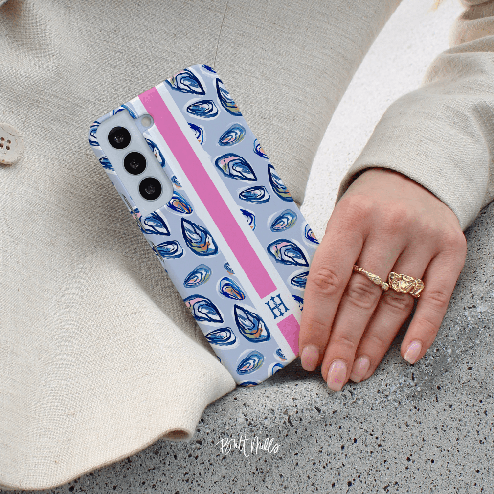 Samsung® CaseNantucket Girl Stripes Monogrammed Snap case for Samsung®Britt Mills Design