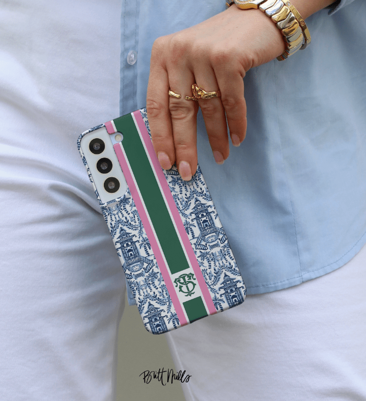 Samsung® CasePalm Beach Monogrammed Snap case for Samsung®Britt Mills Design
