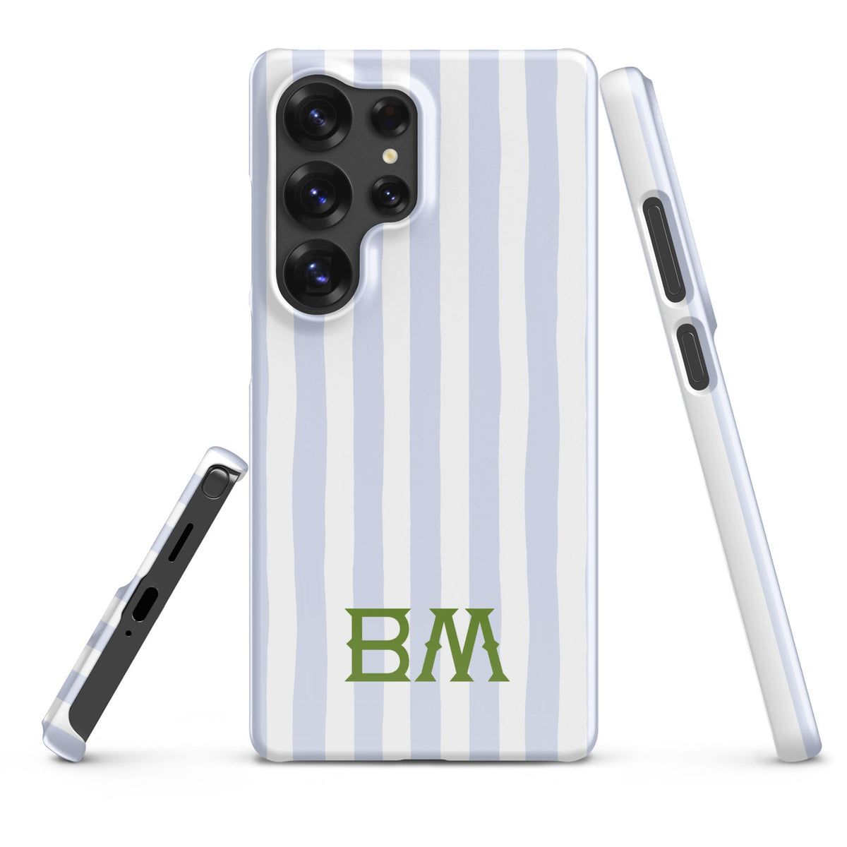 Samsung® CaseSeaside Stripes Monogrammed Snap case for Samsung®Britt Mills Design