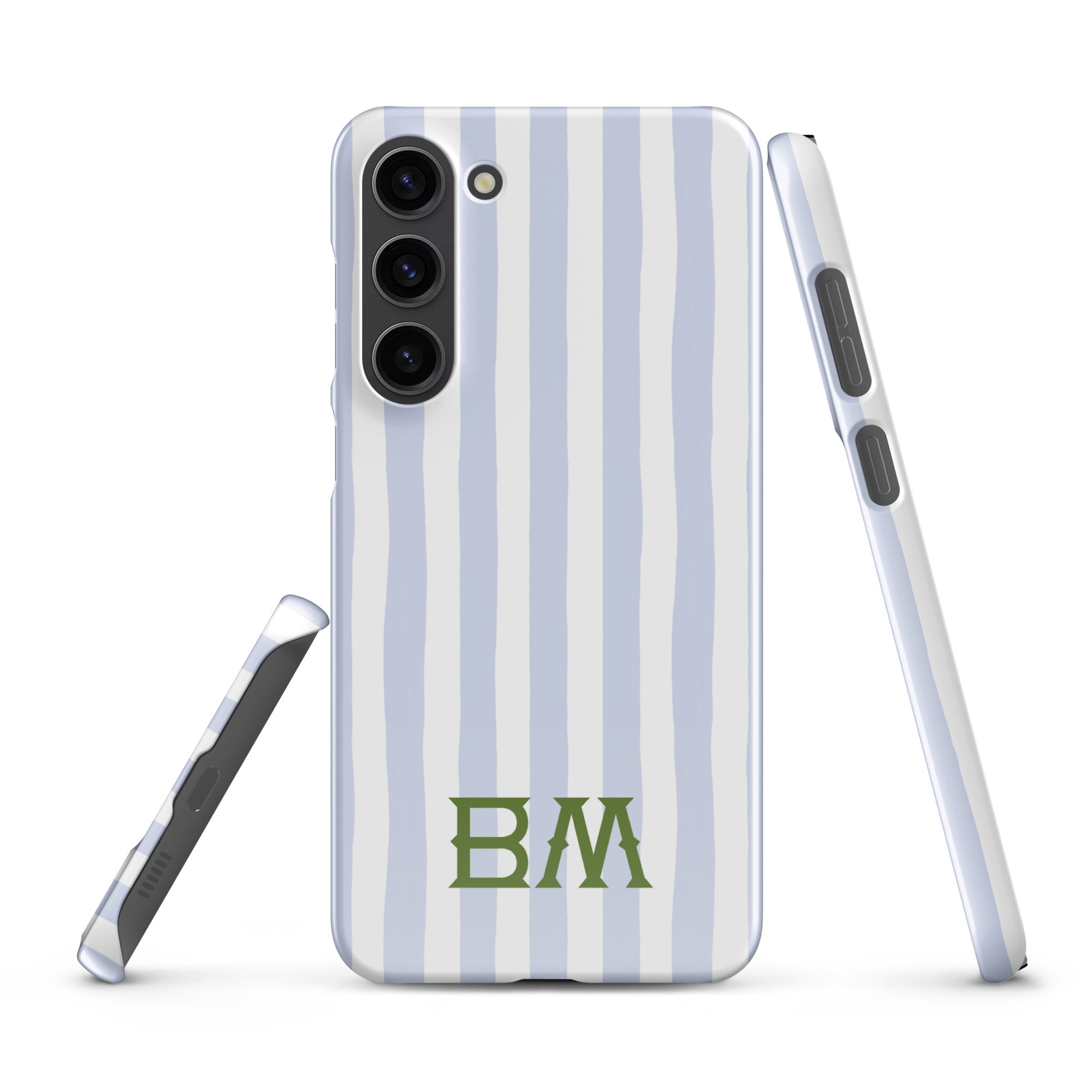 Samsung® CaseSeaside Stripes Monogrammed Snap case for Samsung®Britt Mills Design