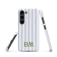Samsung® CaseSeaside Stripes Monogrammed Snap case for Samsung®Britt Mills Design